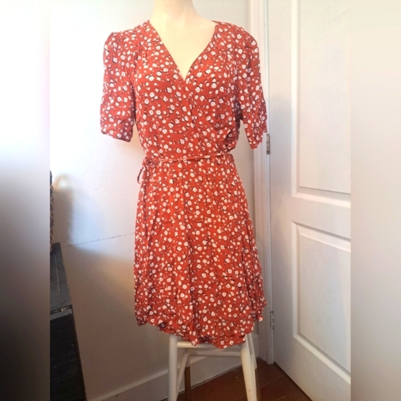 MINKPINK RUSTY ORANGE DRESS XL - Picture 1 of 6